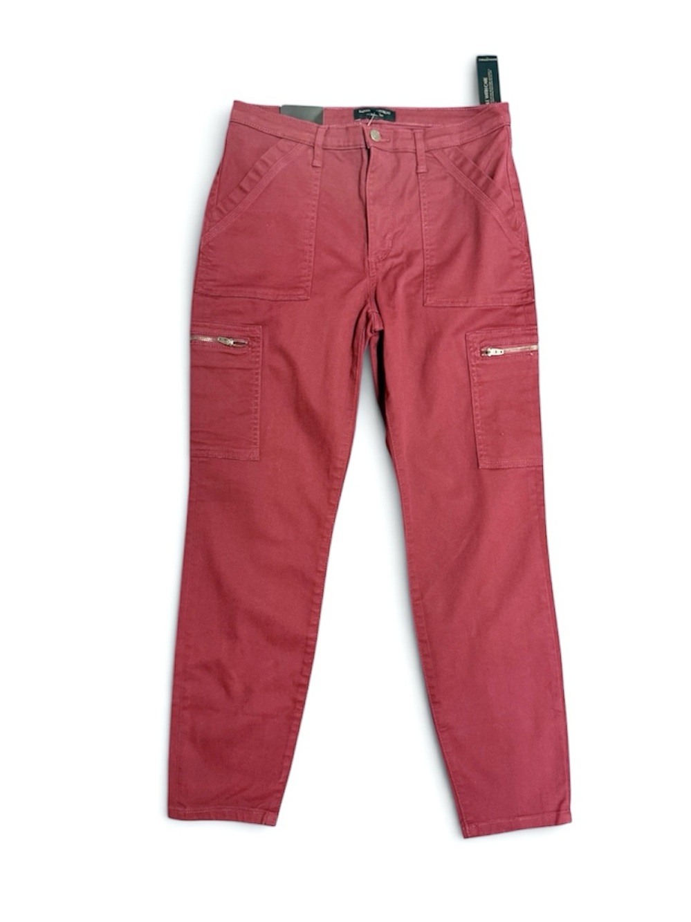 NWT Banana Republic Women's dark burgundy Skinny Cargo Pants size 29/8
